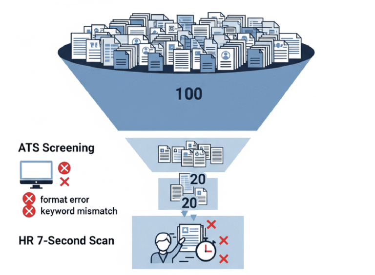 工程師履歷怎麼寫？避開ATS地雷與7.4秒掃描，讓面試率提升30%
